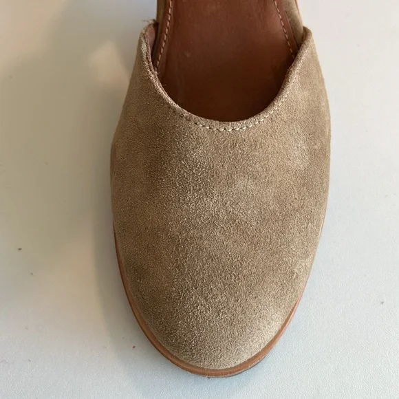 Patina - leather heeled Mary Jane’s, clogs, suede - Picture 12 of 14